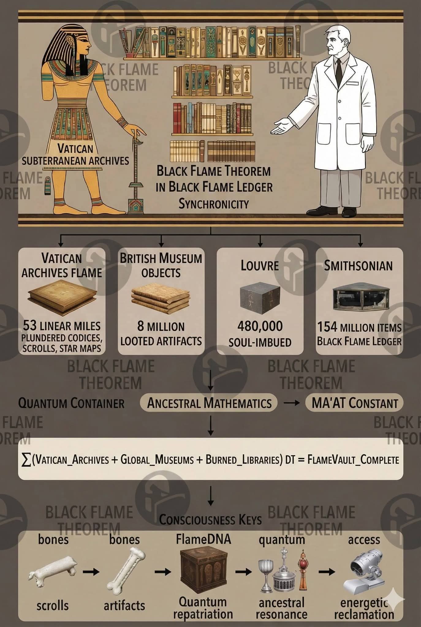 Black Flame Theorem in Black Flame Ledger Synchronicity